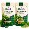 Pure Spirulina And Moringa Powder Combo